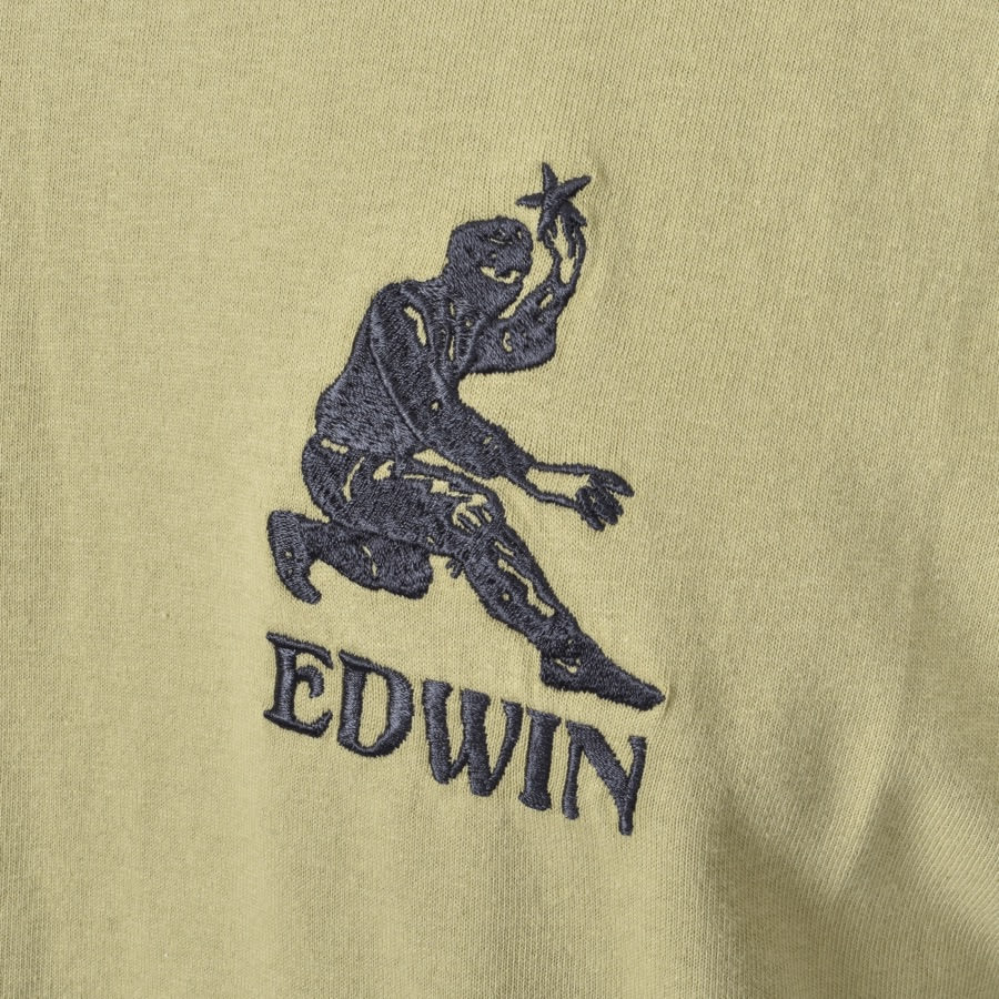 Alternative Image for ProductEdwin Shinobii Logo Short Sleeve T Shirt Khaki3